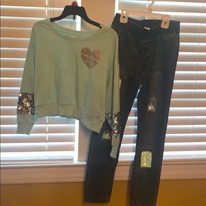 Child set  fall winter outfit